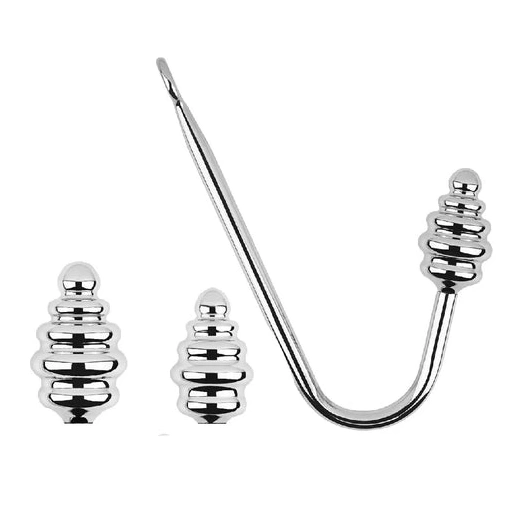 Anal Screw-in GreatBenefit Set Hook Ribbed 8826 1123